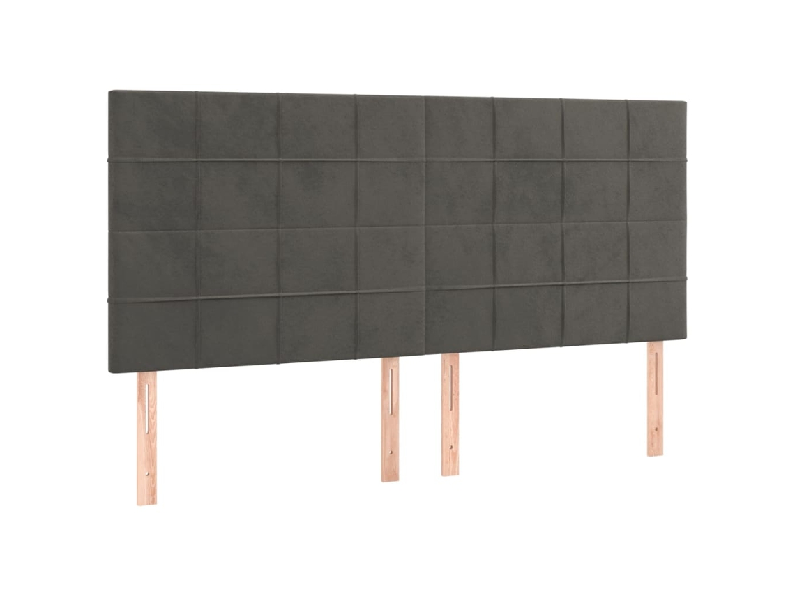 Headboard, Headboards Vidaxl Cinzeto Veludo (160 Cm)