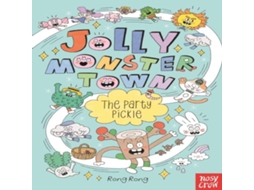 Livro Jolly Monster Town The Party Pickle de Rong Rong (Inglês)