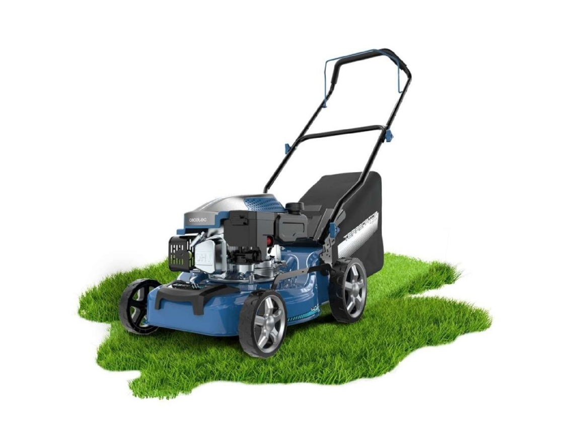 Cortador De Grama A Gasolina Terrenator 2700.41 Total Z. Motor De 144cc, 2,4kw E 3,2cv, Corpo De Aço 41cm Cecotec