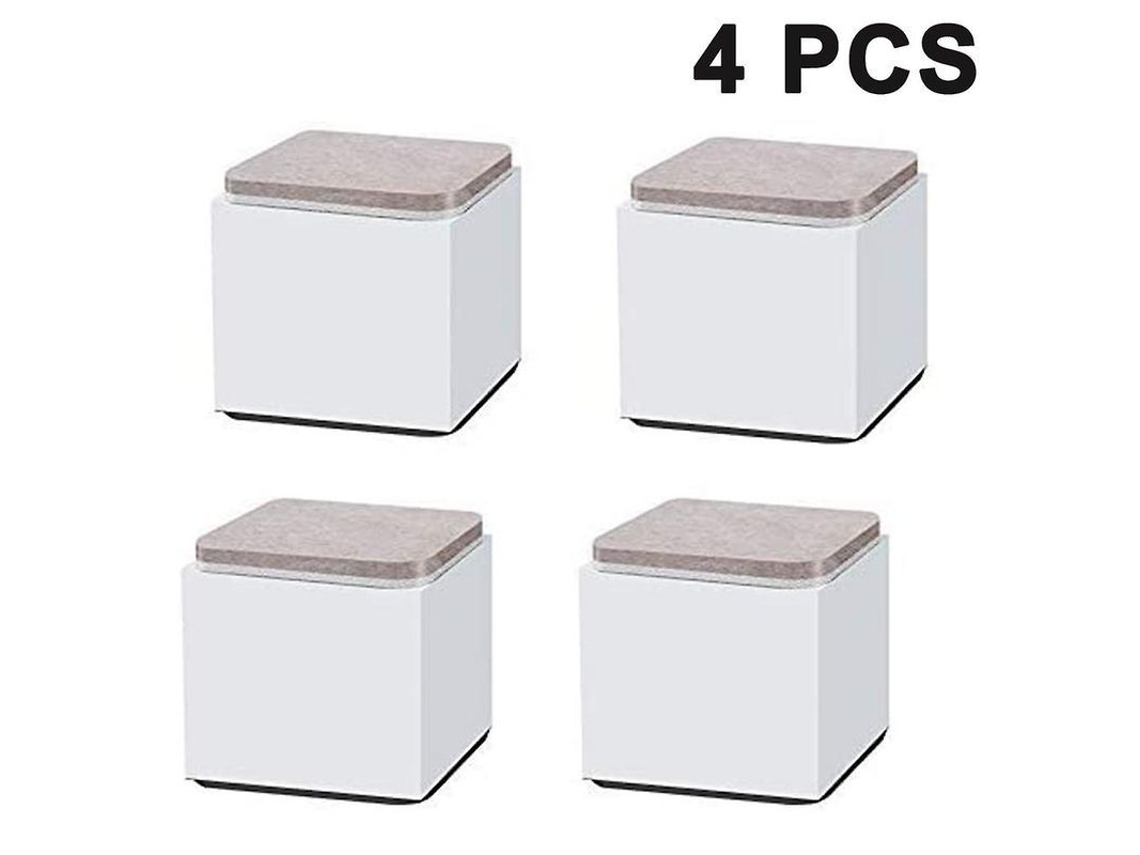 Conjunto de 4 Peças de Apoio de Altura para Mesa, Proteção de Piso, Anti Deslizante para Sofá, Cama e Tapete | S/MARCA