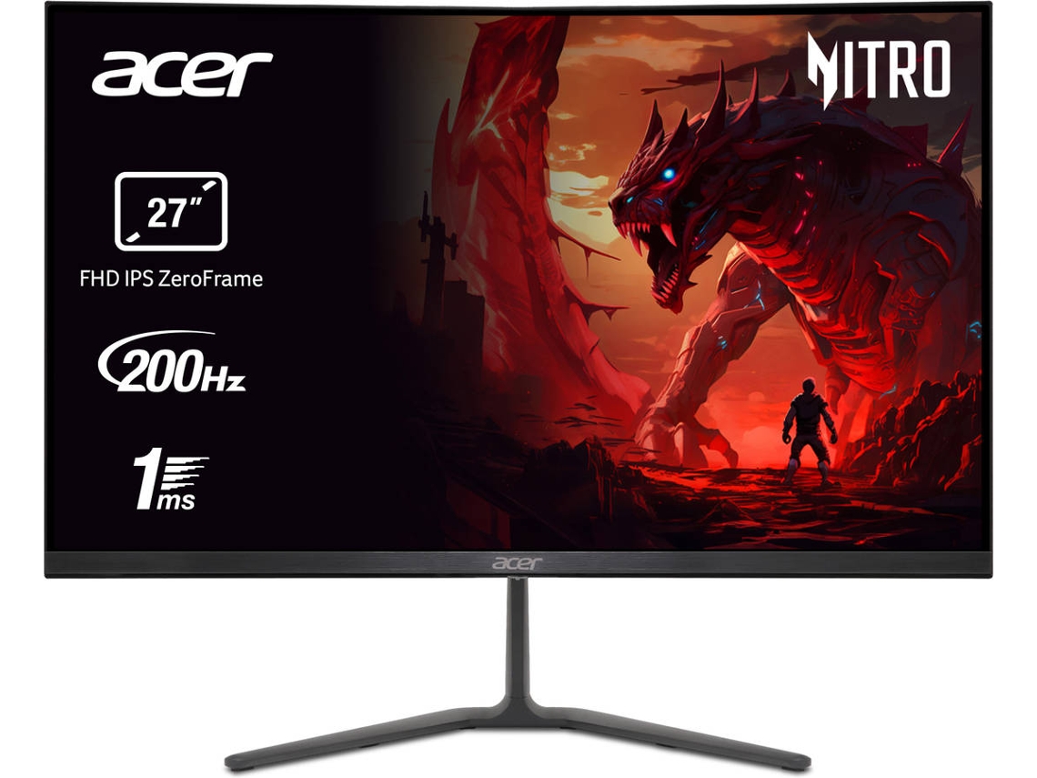 Monitor Gaming ACER KG270 X1BMIIPX (27'' - 1 ms - 200 Hz)