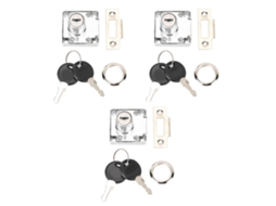 Datadores de Gaveta (Conjunto de 3 Peças com Chave Universal Idêntica)