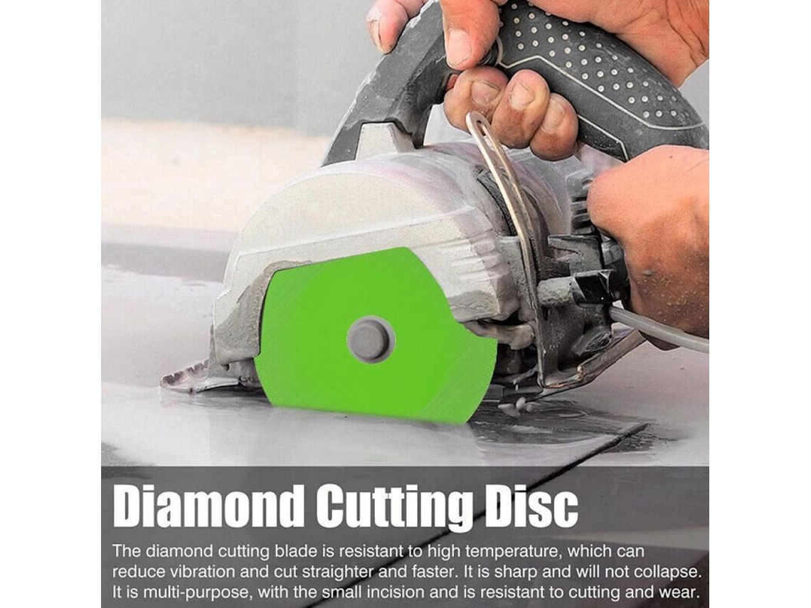 Disco De Corte De Diamante Sinterizado Para Marmore Granito Vidro Cerâmica Com 10cm 3 Unidades