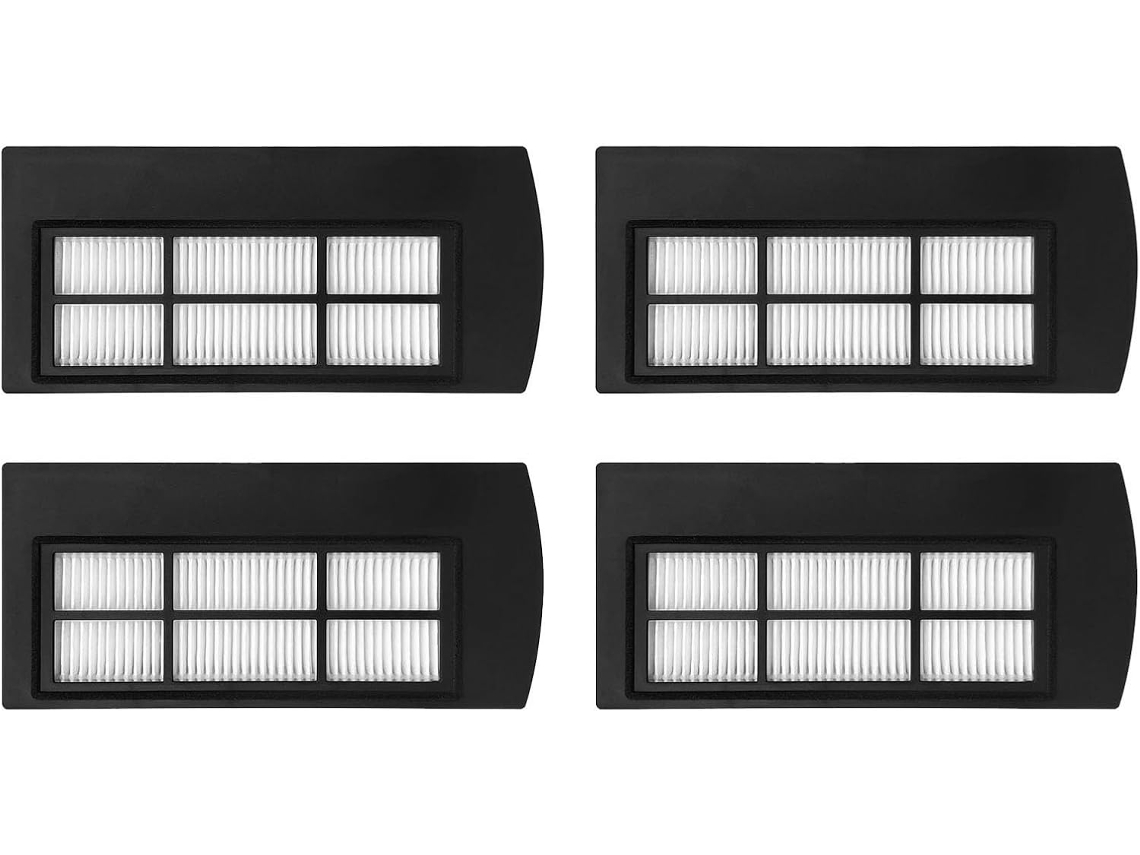 Kit De Acessórios Para Aspirador Pó Compatível Com Os Robôs Aspiradores E Esfregões Eufy X9 Pro/x9 Series (4 Filtros)