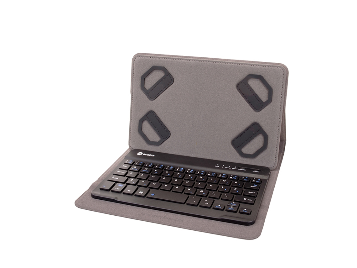 Capa Teclado Universal 8'' GOODIS HB 028 (Teclado Português - Preto)