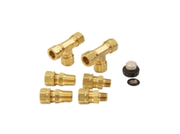 Conjunto de Estação de Direção Dupla 95-2S Dourado 3/8´´ULTRAFLEX