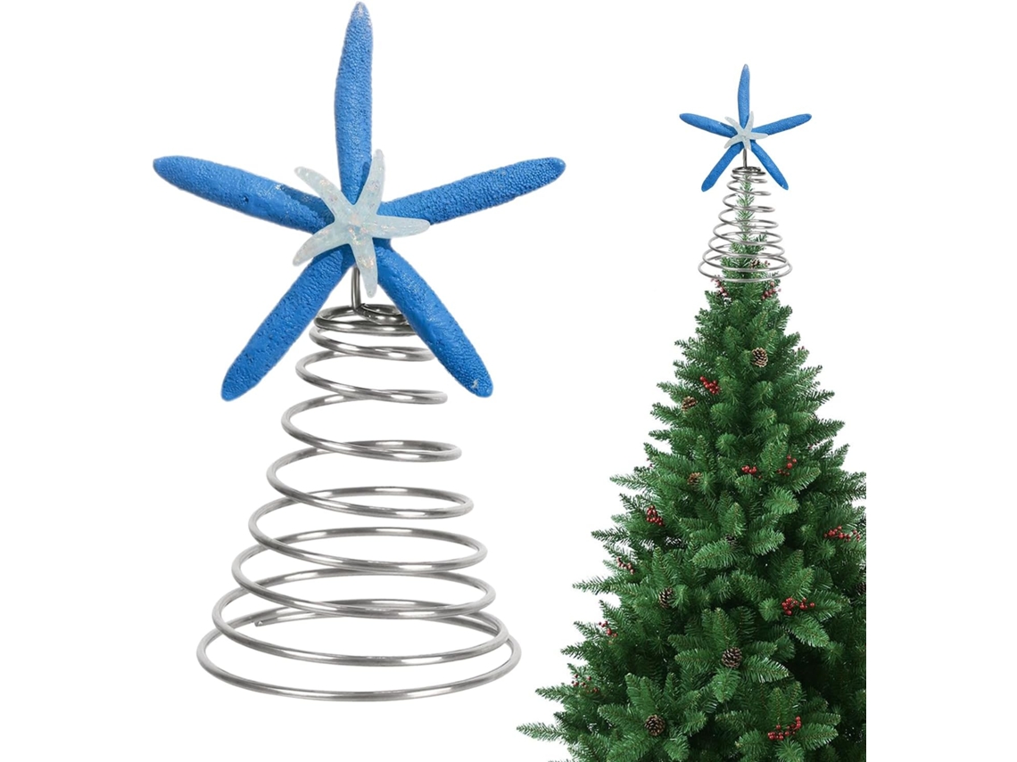 Estrelas Para O Topo Da Árvore De Natal | Acessório Decorativo Para Árvore