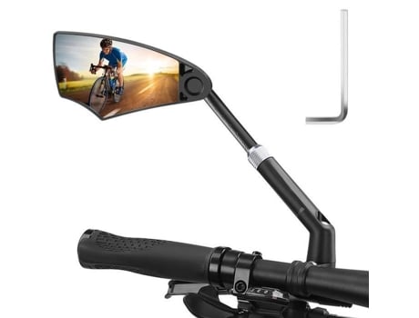 Retrovisor De Bicicleta Hd, Espelhos Rotativos De 360° Para Bicicleta, Retrovisores Elétricos Para 20-23mm (esquerdo)