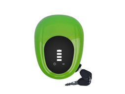 Lurelia Luz De Bicicleta Resistente À Água Leve, Abs, Verde, Aprox
