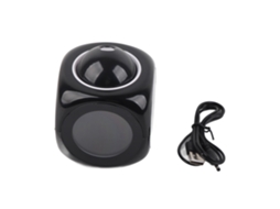 Relógio de mesa multifuncional Baok com projetor, USB, LED, alarme de voz e projeção digital, preto, para quarto.