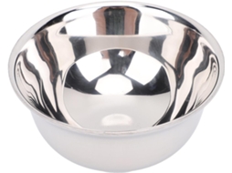 Tigela SFUSHOS de barbear, aço inox, boca larga