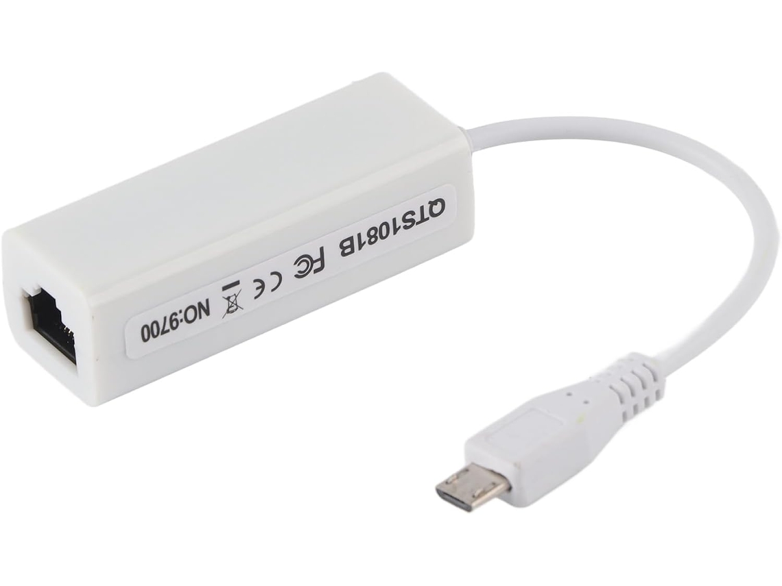 Adaptador Ethernet, Adaptador De Placa De Rede Micro Usb Para Rj4510