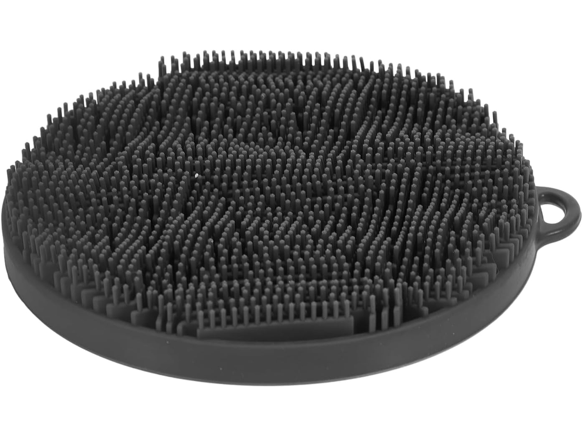 Lurelia Escova De Silicone Para Banho, Silicone Macio E Cor Cinzento