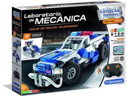 Carro de Polícia Telecomandado STEM CLEMENTONI Laboratório de Mecânica