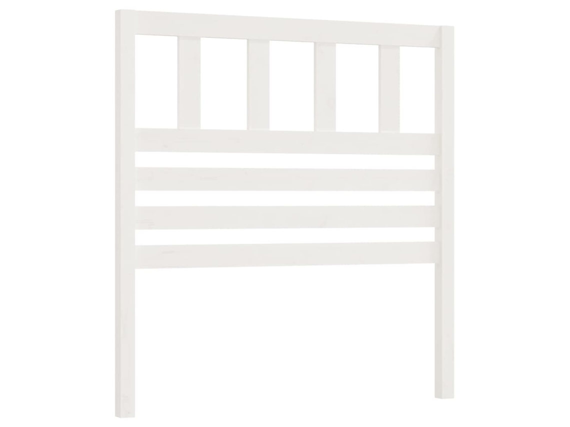 Bed Headboard, Bed Headboards Vidaxl Branco Madeira De Pinho (81 X 100 Cm)
