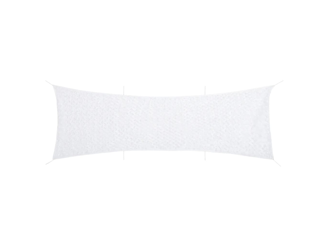 Vidaxl Rede De Camuflagem Com Saco De Arrumação 613x138 Cm Branco