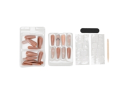 30 Pcs Pegatinas De Uñas Com Cola Para Arte De Uñas Uñas Falsas Plásticas Decorativas Estilo Navideño 0070 Cm05
