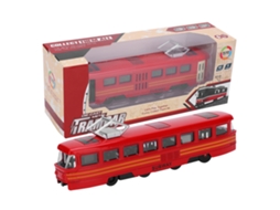 Mali brinquedo de Carro de Retorno para Crianças com Luz e Som Modelo de Liga 1:90 Tipo Moderno Vermelho