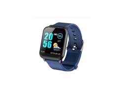 Pulseira Desportiva À Prova D'Água Pressão Arterial Monitor de Frequência Cardíaca para Telefone Android Azul
