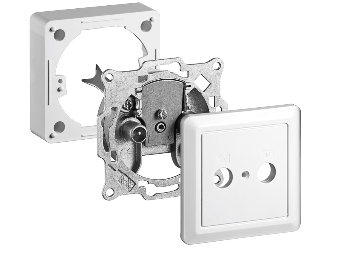 Conjunto Completo: Conector De Antena Dupla