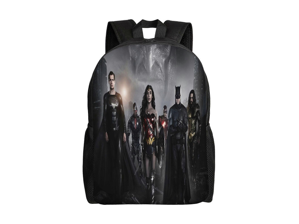 Mochila Da Liga Da Justiça A199 Para Escola E Trabalho, Leve E À Prova Dágua, Mochila Estilosa Para Estudantes E Adultos V199 Olysi Shop