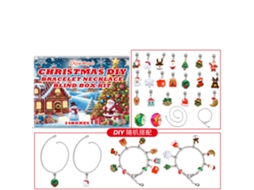 Pulseira Colar Natal Diy 24 grid Caixa Cega
