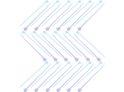 40 Peças de Abraçadeiras Silicone Macio 22 Cm, Tiras Armazenamento Reutilizáveis nas Cores Azul celeste e Roxo