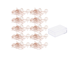 100 Clip Papel Divertidos Planner Clips Oro Anti-óxido Para Oficina Hogar Escuela
