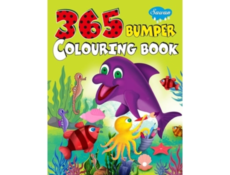 Livro 365 Bumper Colouring Book De Manoj Publications Editoral Board (inglês)