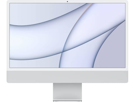 iMac APPLE MGPC3PO/A - Prateado (24'' - Apple M1 - RAM: 8 GB - 256 GB SSD PCIe - GPU 8-core)