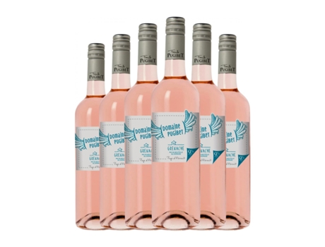 Vinho rosé DOMAINE PUGIBET Rosé Grenache Vin de Pays de l'Hérault (0.75 L - 6 Unidades)