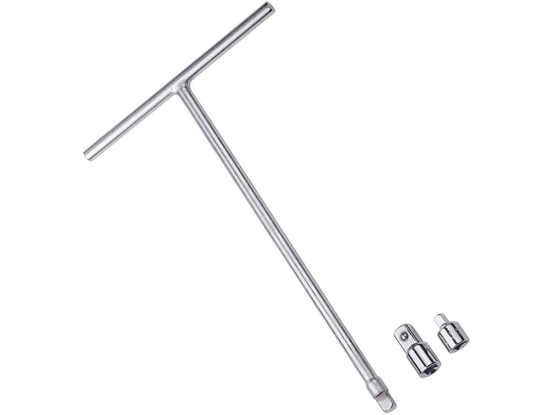 Chave Longa Com Cabo Em T E De 1/4" 1/2" Soquete Multifuncional