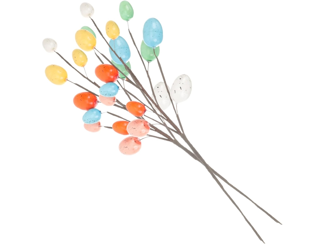 Decoração De Páscoa Com Galho Em Formato De Ovo Artificial De 40cm Para Festas