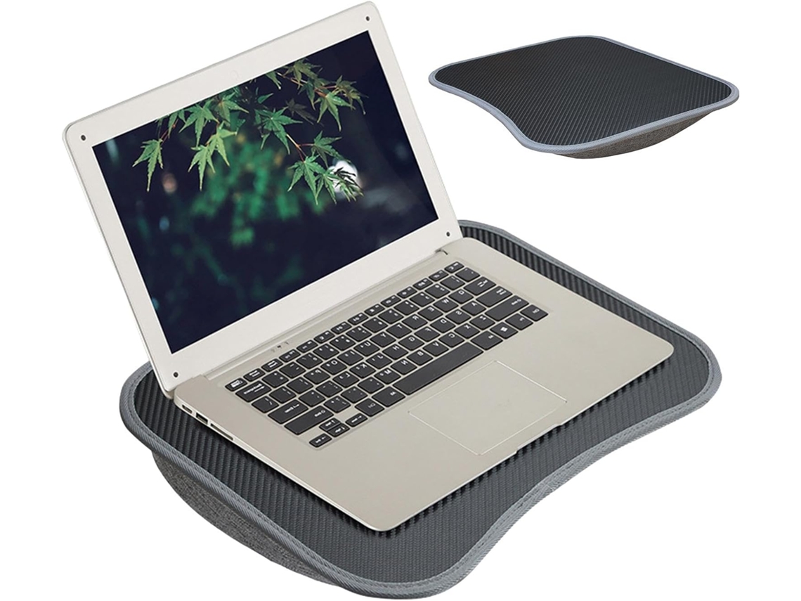 Mesa para Laptop com Bandeja para Computador e Almofada Acolchoada SFUSHOS