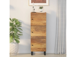 Vidaxl Aparador Alto C/ 3 Portas 40x33x110 Cm Mangueira Maciça/ferro