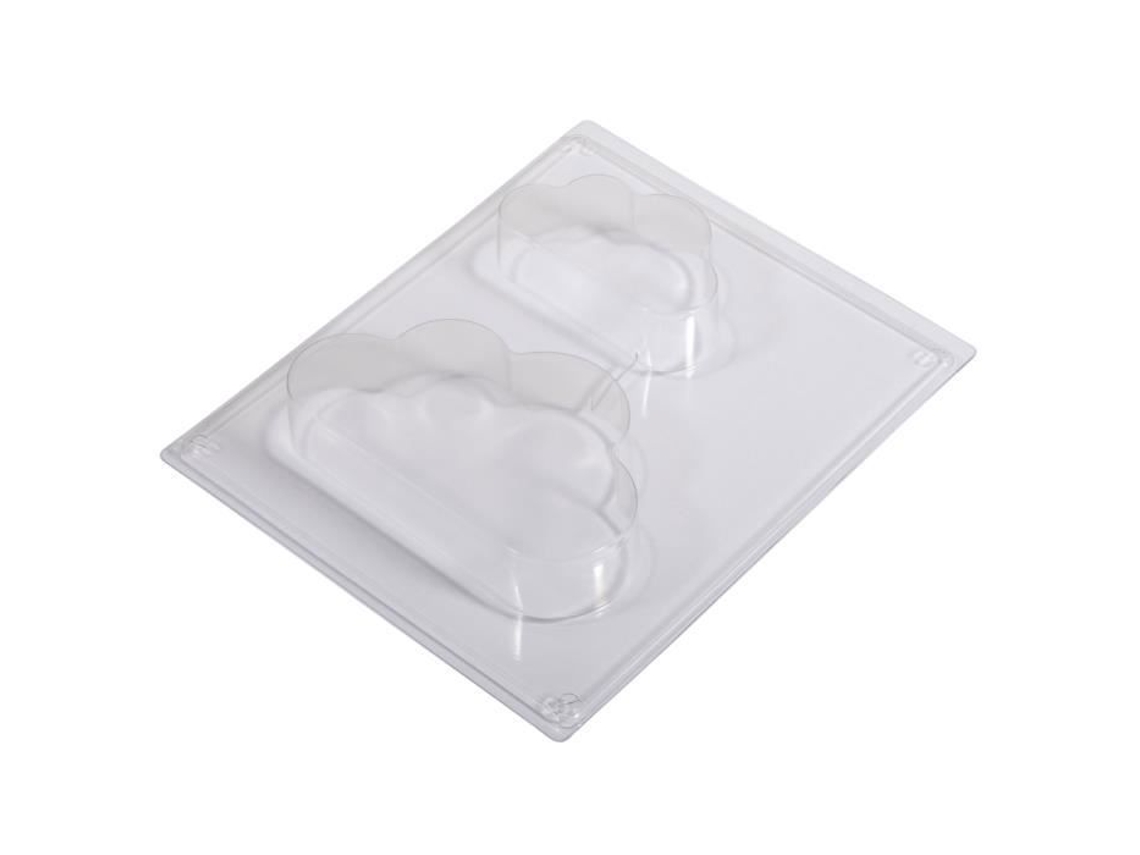 Molde: Nuvens, 15x9x3cm-10x6x3cm
