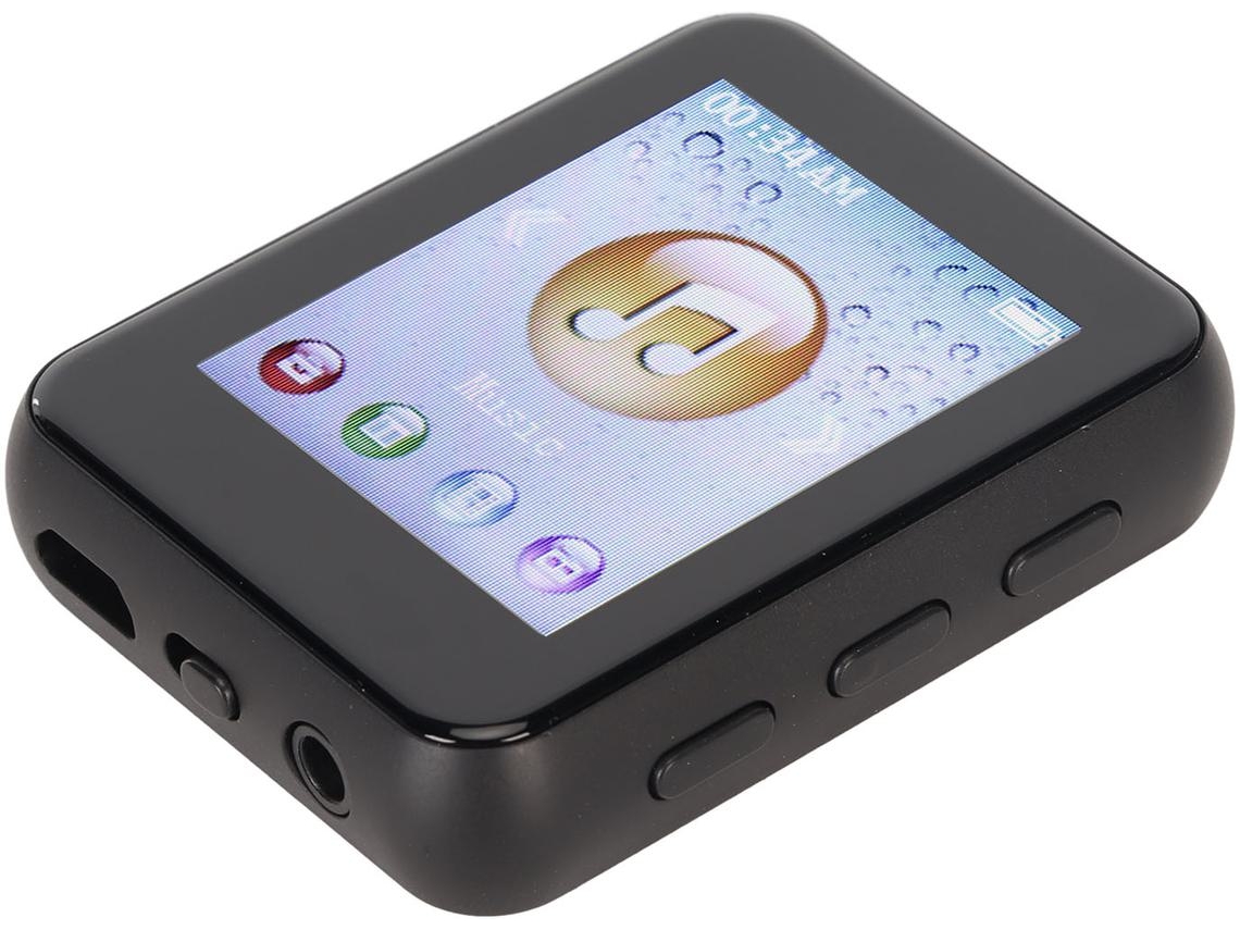 Leitor Mp3 Bluetooth YIZHOOD Mp05 1.8Inch Ecrã Tátil 8G Preto