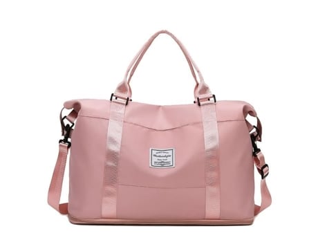 Mala De Mão Dobrável Unissexo Hongbi Portátil Expansível Final Rosa (x31 Cm)