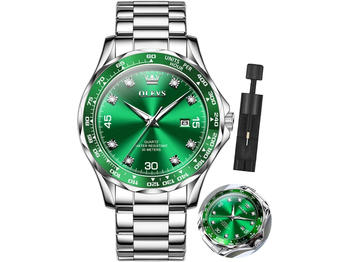 Lurelia Relógio Masculino, Movimento De Quartzo, Analógico, Data/calendário, 1,6 Polegadas, 41 Mm, 0,43 Polegadas, 11 Mm, 7,87 Polegadas, 200 Mm