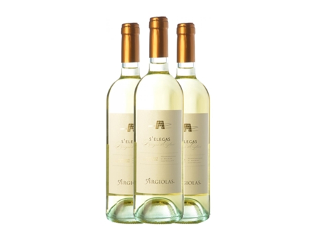 Vinho branco ARGIOLAS S'Elegas Nuragus Nuragus di Cagliari (0.75 L - 3 Unidades)