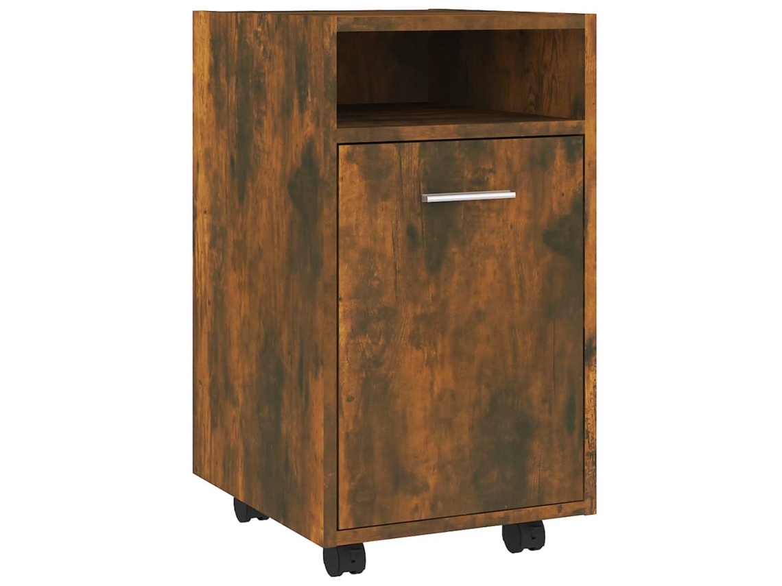 Side Cabinet, Side Cabinets Vidaxl Marrom Madeira Processada (n/a)
