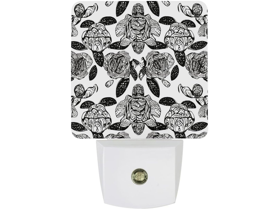 Luminária Noturna Led Com Design De Tartaruga Marinha, Sensor Dusk, Retirado Da Parede, Luz Noturna Decorativa
