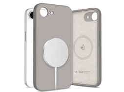 Capa De Silicone Magsafe Tech-protect Para Iphone 16e 17e Protetora E Elegante