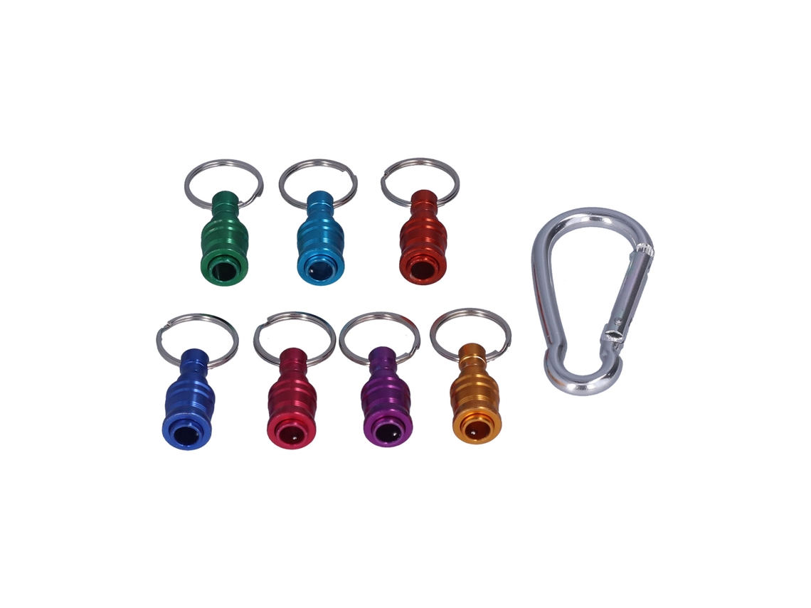 7 Peças Extensão Chaveiro Barra Porta Brocas Parafusadeira Mudança Rápida Adaptador 1/4 Polegada Hexagonal Colorido
