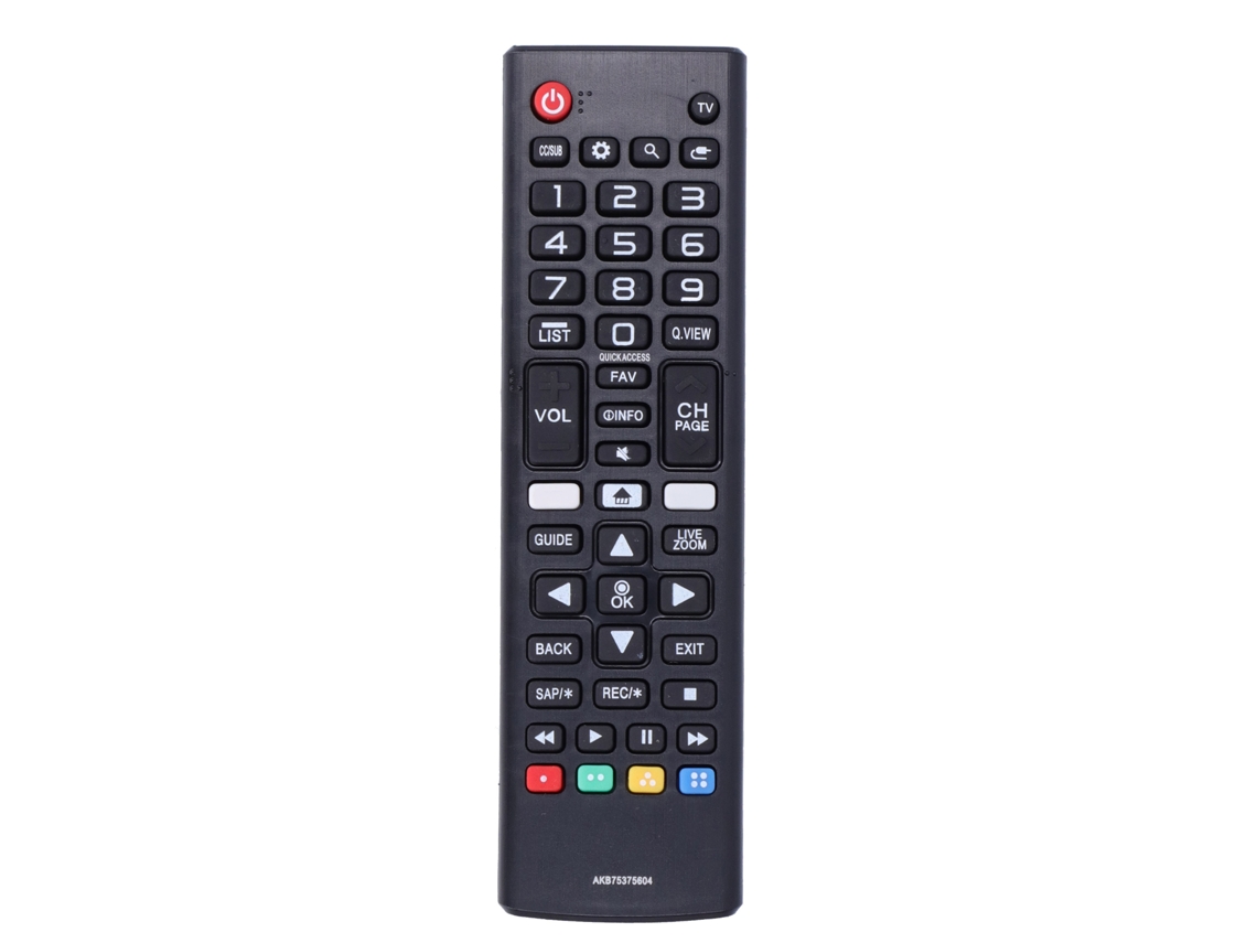 Aetheria controle Remoto Substituto Akb75375604 para Smart Tv Lg, 10m, Botões Silicone, Abs