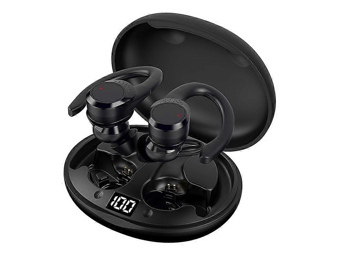 Fones De Ouvido Sem Fio Ax9 Bluetooth 5.2 Tws Com Visor Digital E Gancho Para Orelha, Fones De Ouvido Esportivos. Ly Ebike