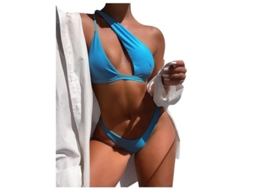 2026 bikini de Duas Peças para Mulheres com Controle Abdominal de Cintura Alta e Traje de Banho Tankini