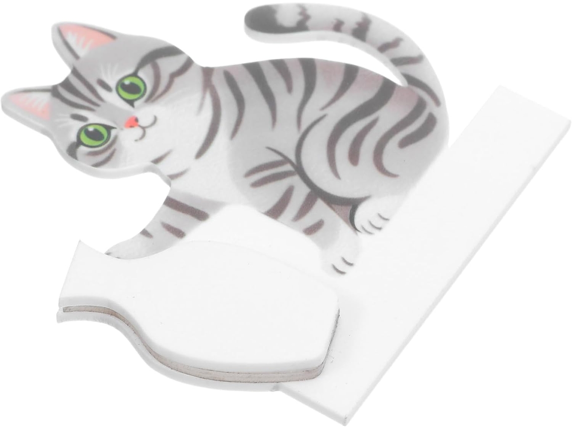 Vaso De Flores Em Acrílico Formato Gato Com Ímã Para Pontos Magnéticos, Decoração Memorial Para Felinos