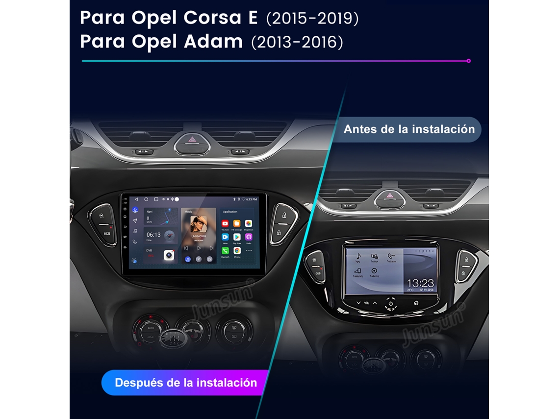 9 Polegadas compatível com Apple Carplay e Android Autorádio para Opel Corsa 2015 2019 HEXINEX