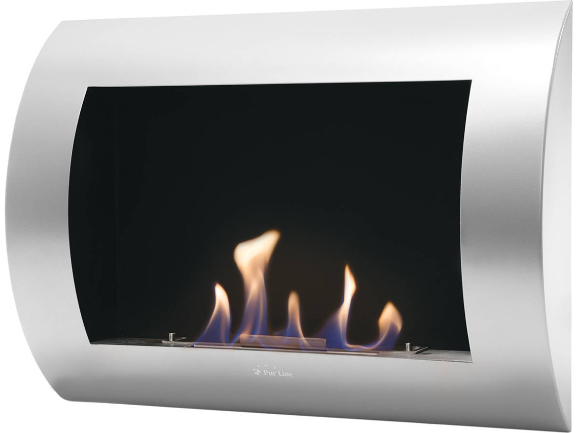 Biolareira de Parede PURLINE Inox Classic Preta Cinza